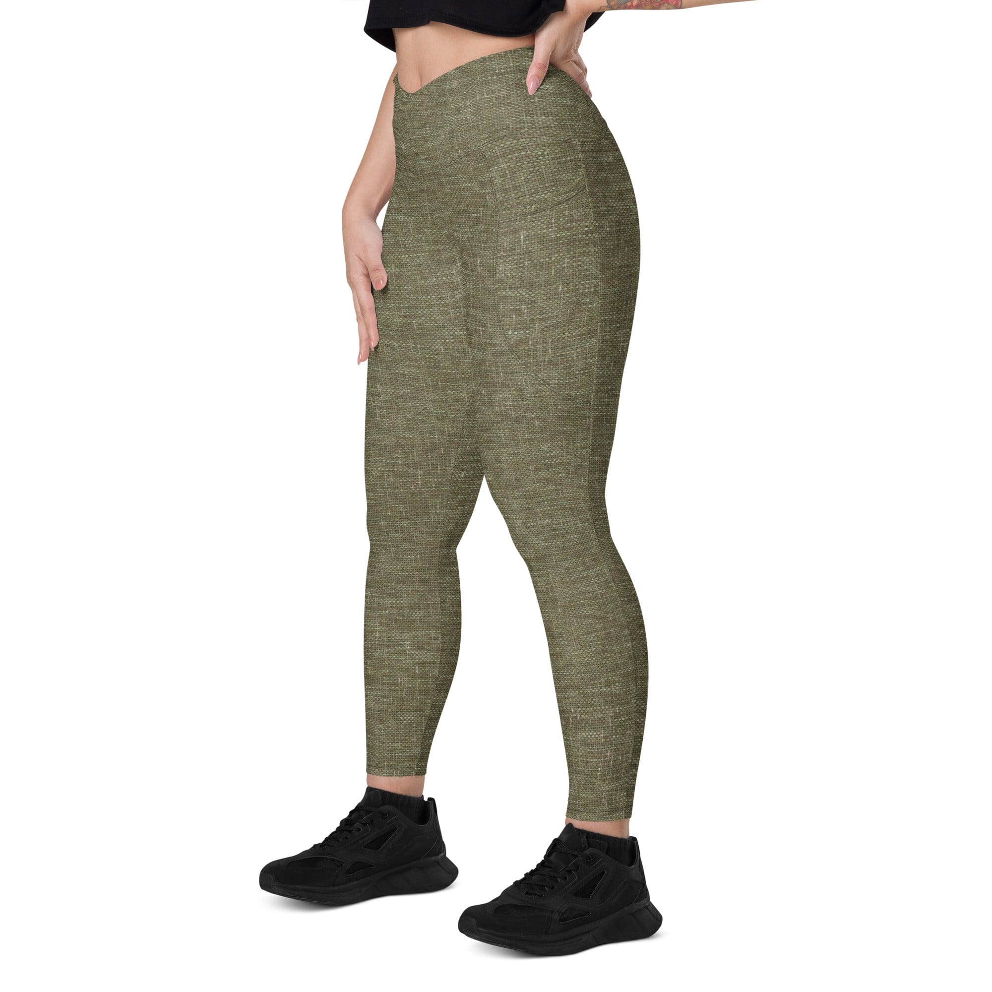 Evergreen Envy Leggings - Stylish and Functional Crossover Leggings –  Goodly Clothes